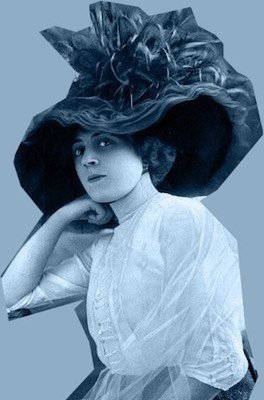 Ida Rubinstein con cappello